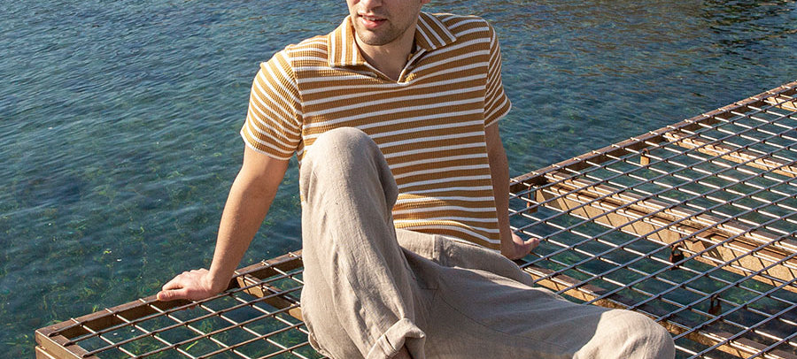 Holiday in style with the 'resort-collar' polo