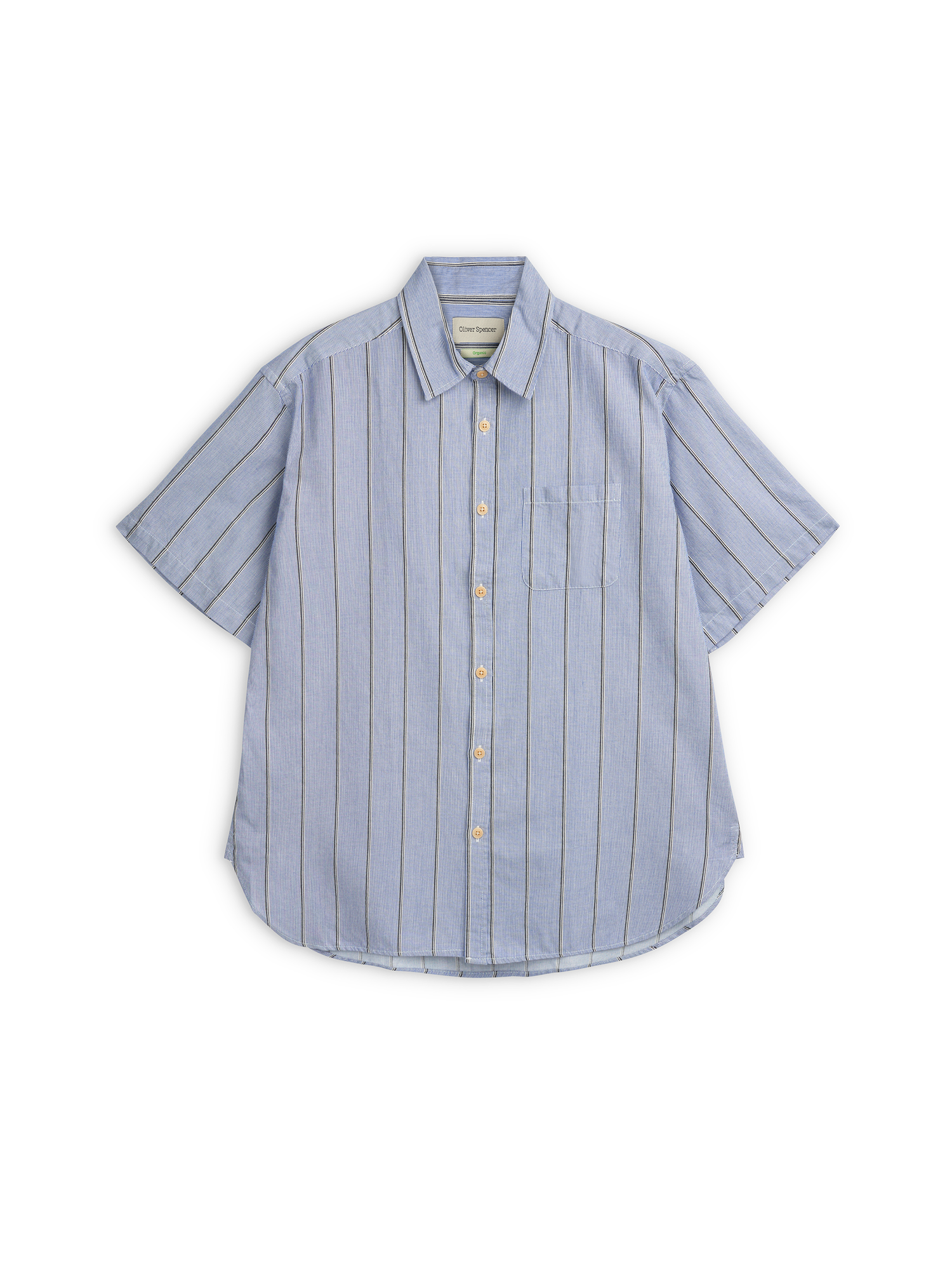 Atlanta Short Sleeve Shirt (Loose Fit) Pinwell Blue