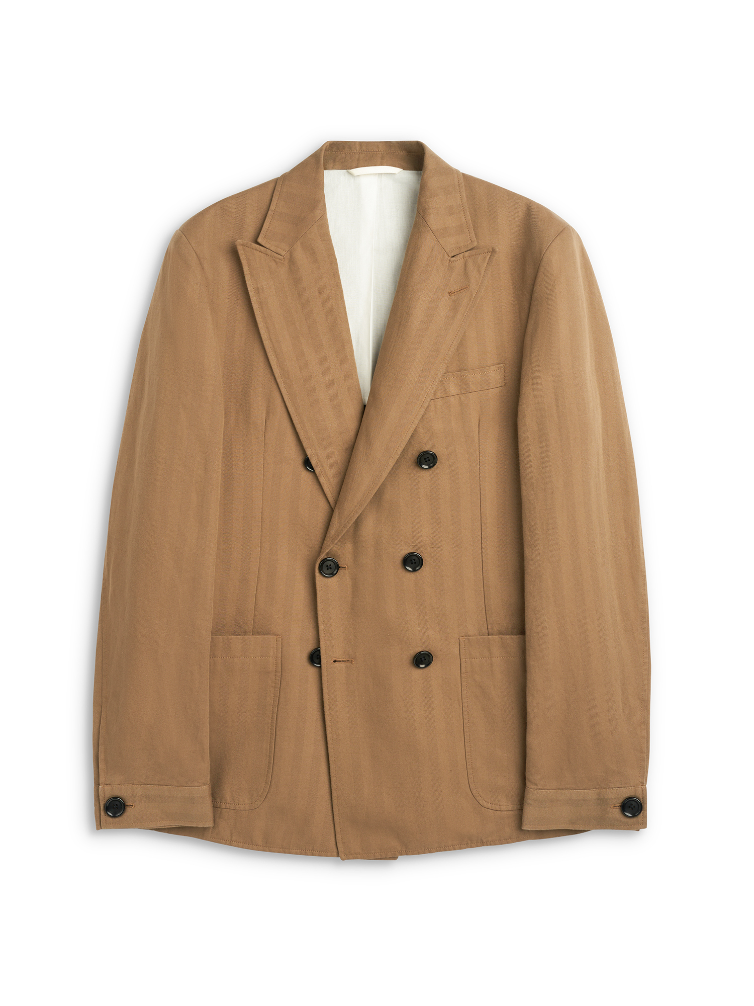 Sadler Beige Double Breasted Suit