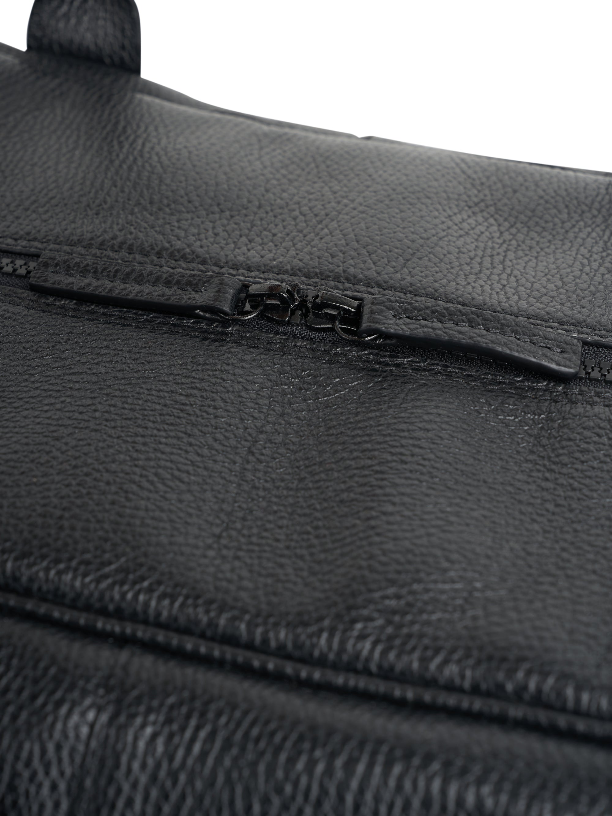 Oliver Spencer x Secret Trips Leather Travel Bag Black