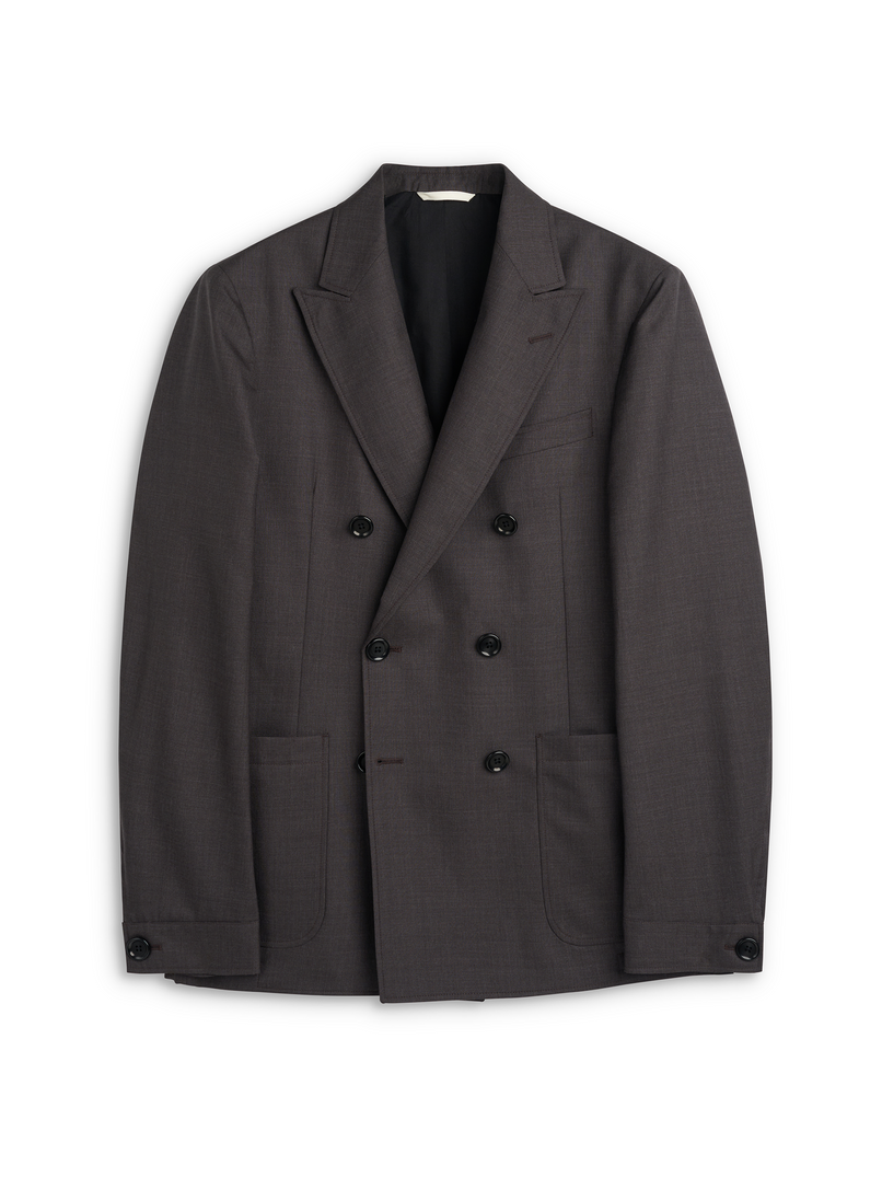 Double Breasted Jacket Miro Brown