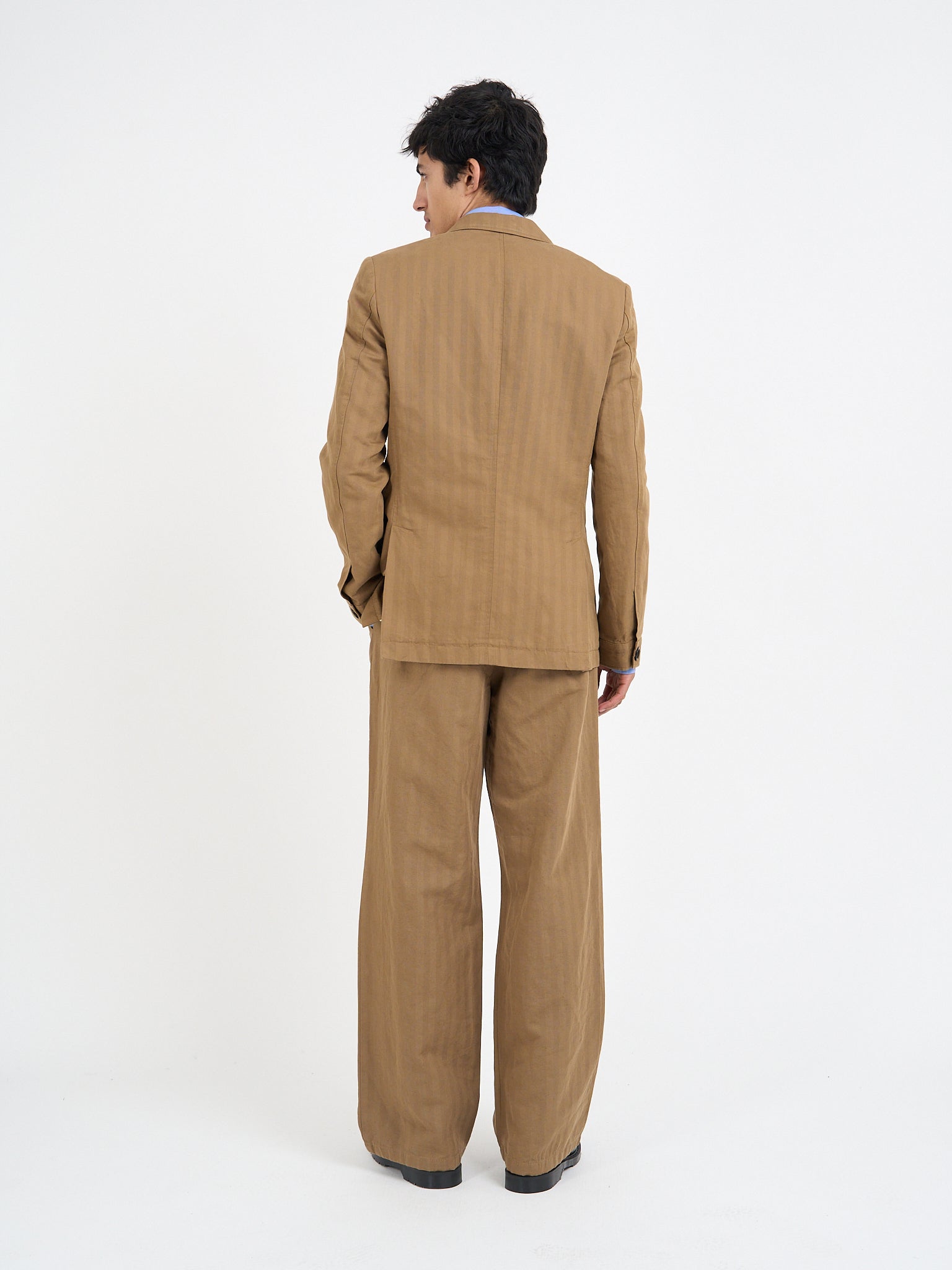 Double Breasted Jacket Sadler Beige