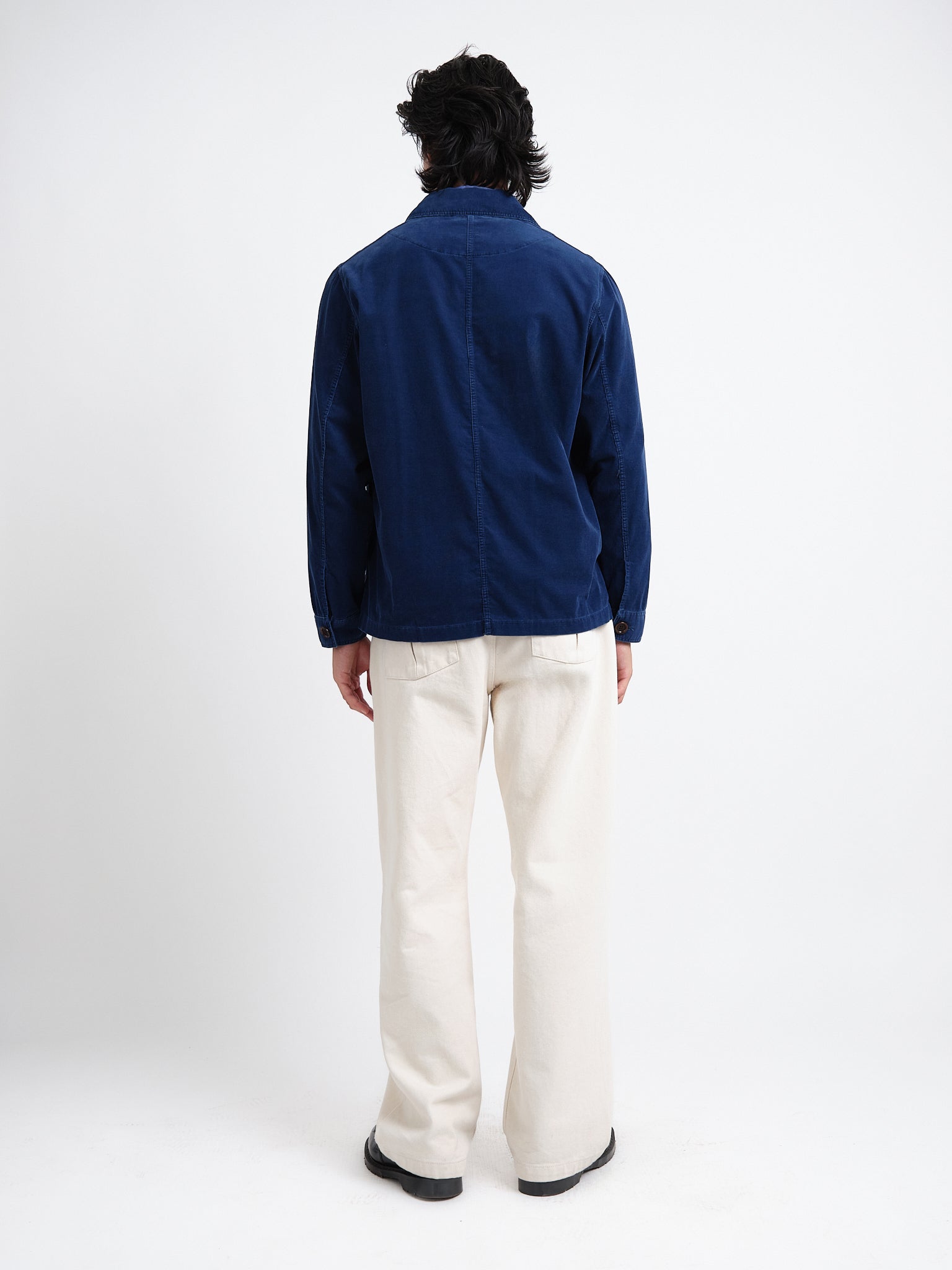 Bradwell Jacket Newson Cord Indigo Blue Rinse