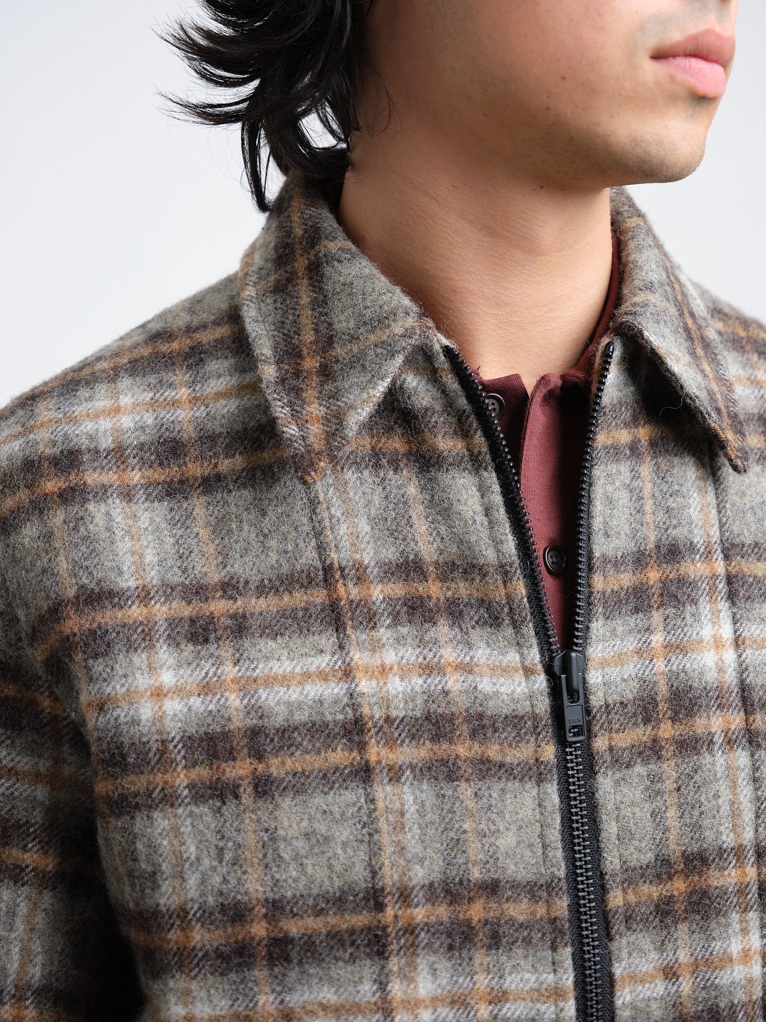 Renbourne Bomber Jacket Thackray Oatmeal Multi