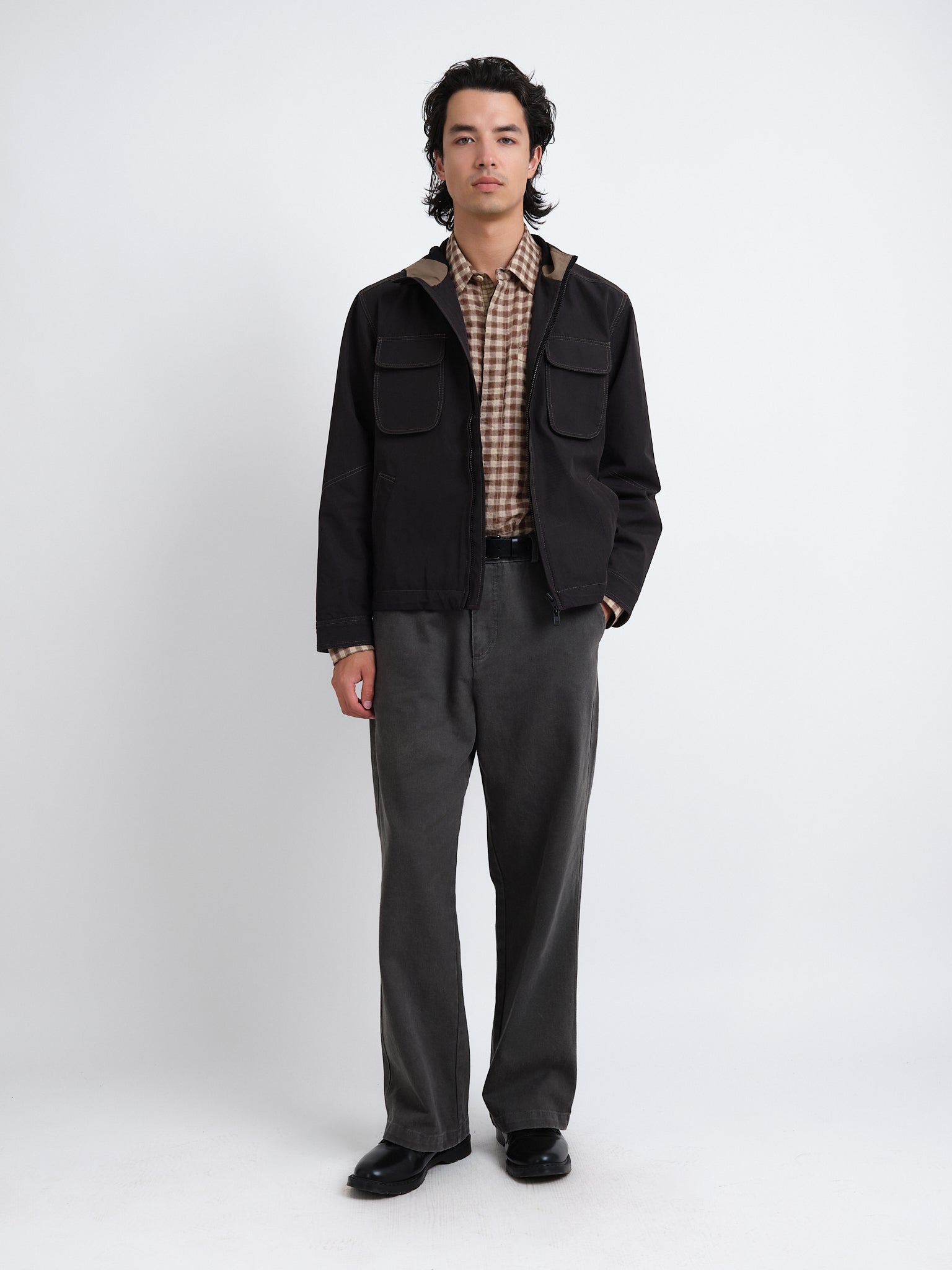 Saltash Jacket Marling Graphite