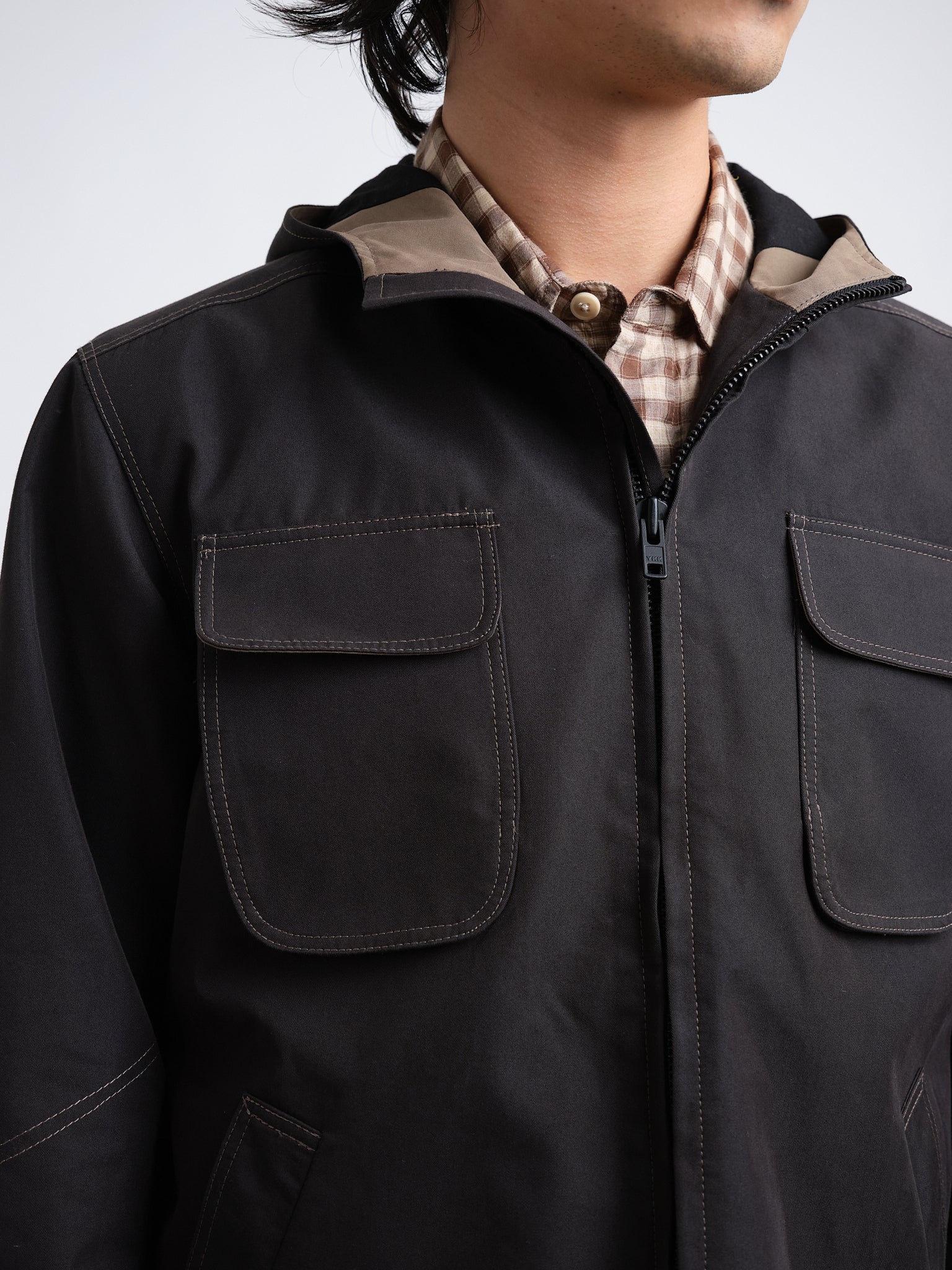 Saltash Jacket Marling Graphite