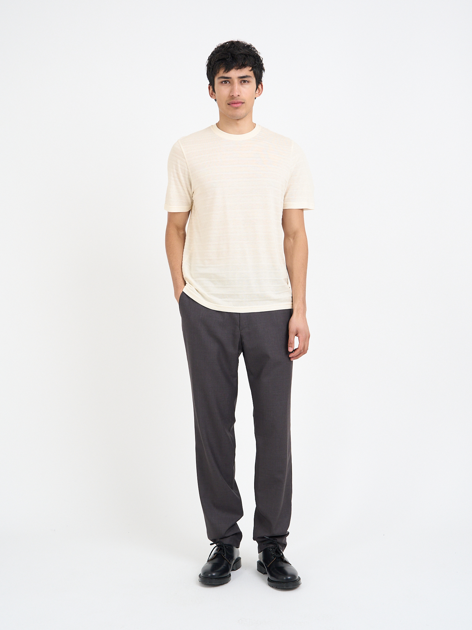 Conduit T-Shirt Dornie Cream
