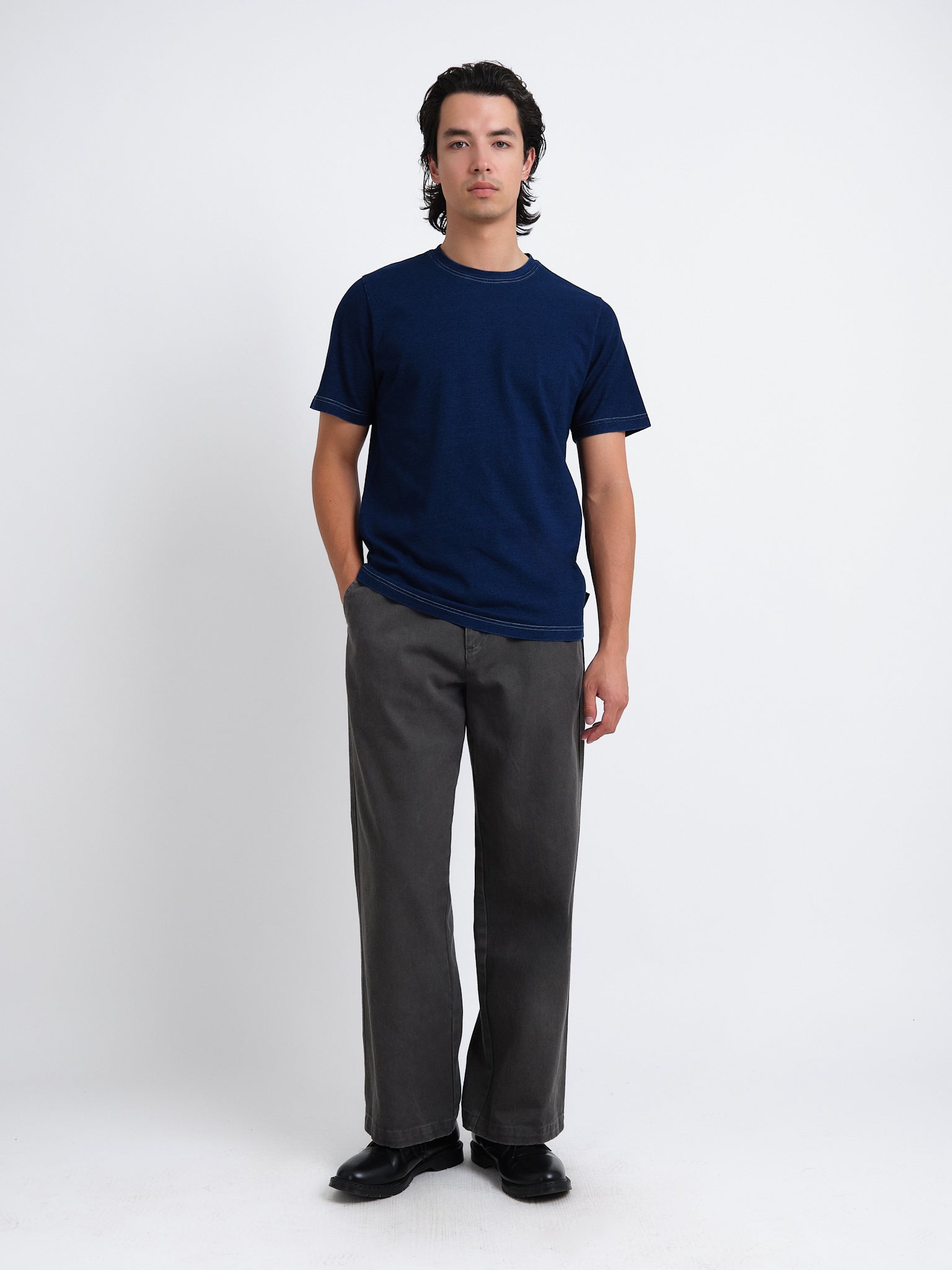 Conduit T-Shirt Hickman Indigo Rinse