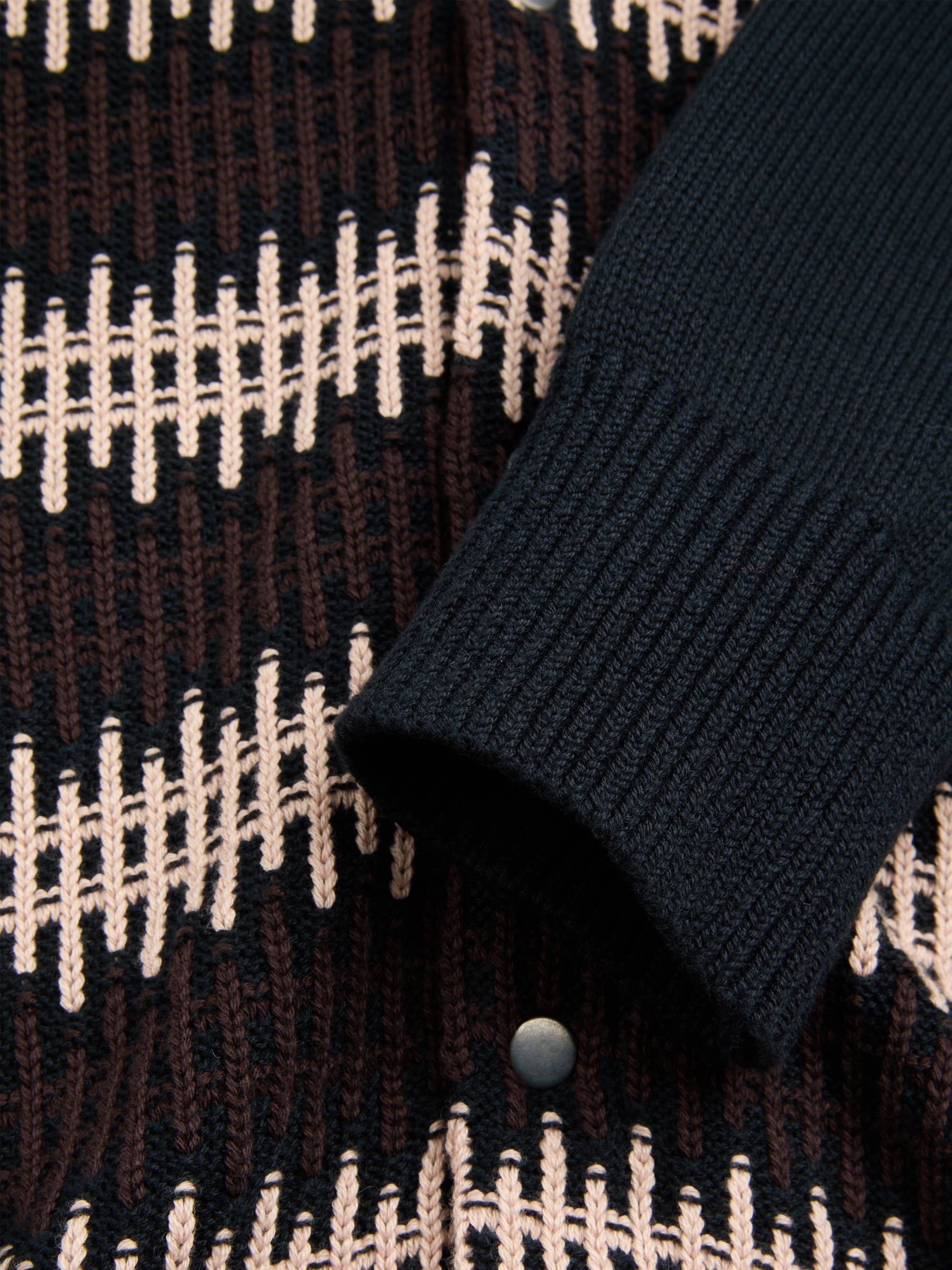 Roxwell Knitted Jacket Freeman Navy