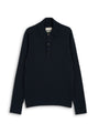 Pablo Knitted Polo Shirt Eversley Navy