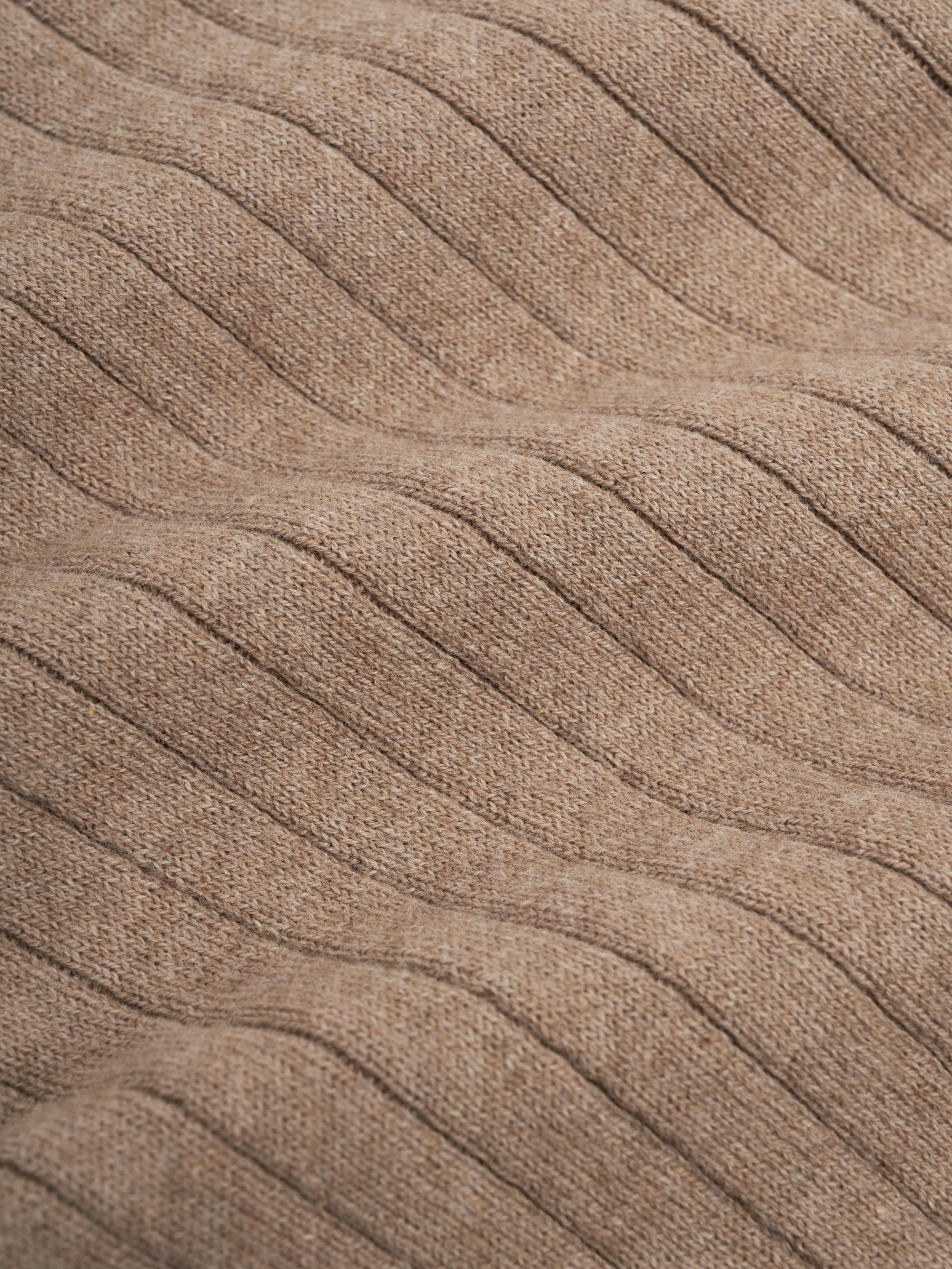 Pablo Knitted Polo Shirt Eversley Sand