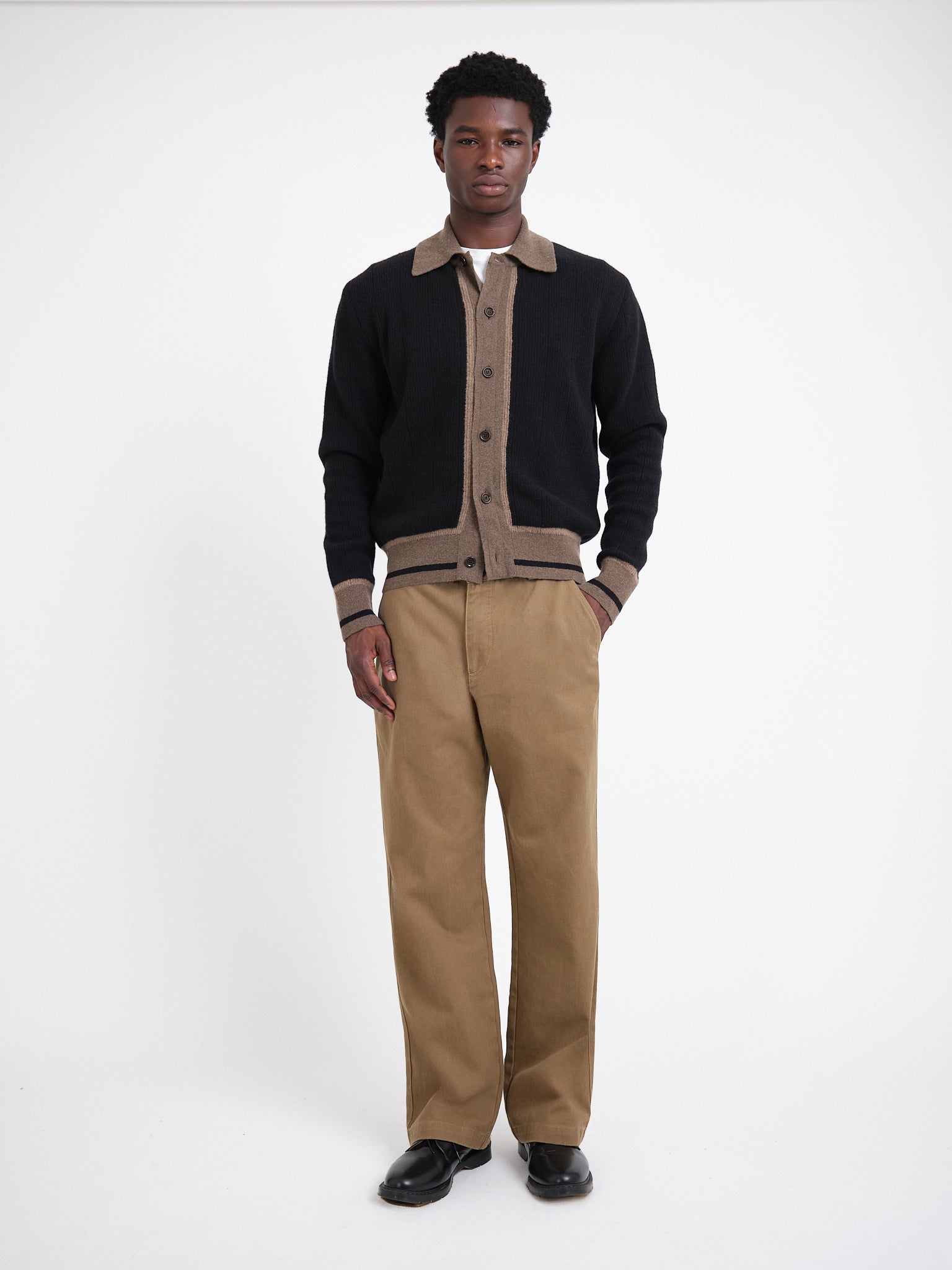 Britten Knitted Cardigan Colvin Black