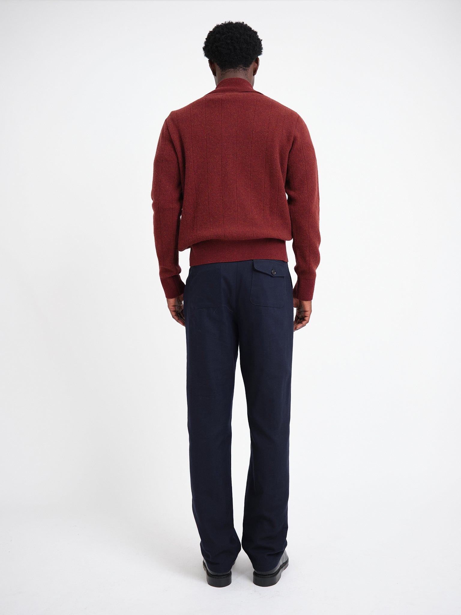 Britten Knitted Cardigan Overton Red
