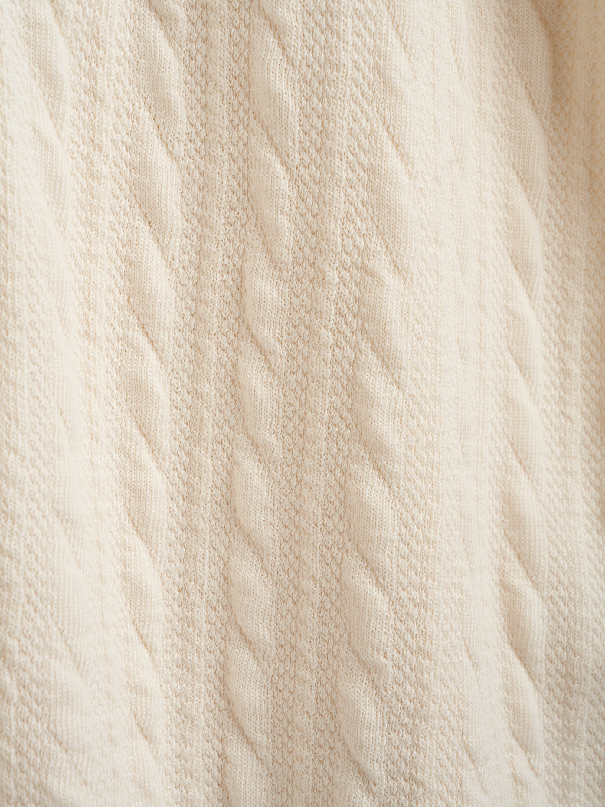 Ashby Short Sleeve Jersey Shirt Weaver Cream