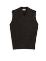 Graves V Neck Vest Brady Brown