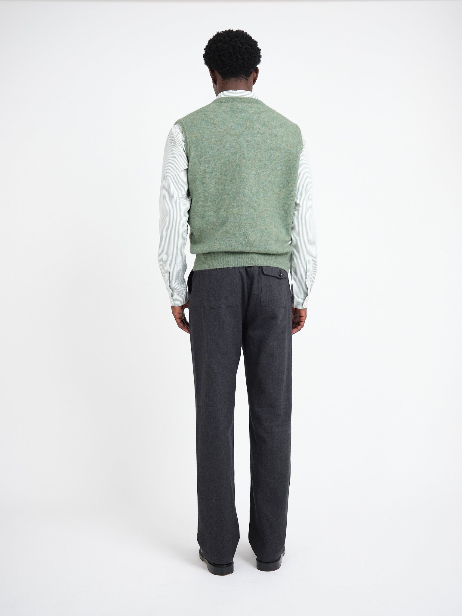 Graves V Neck Vest Brady Green