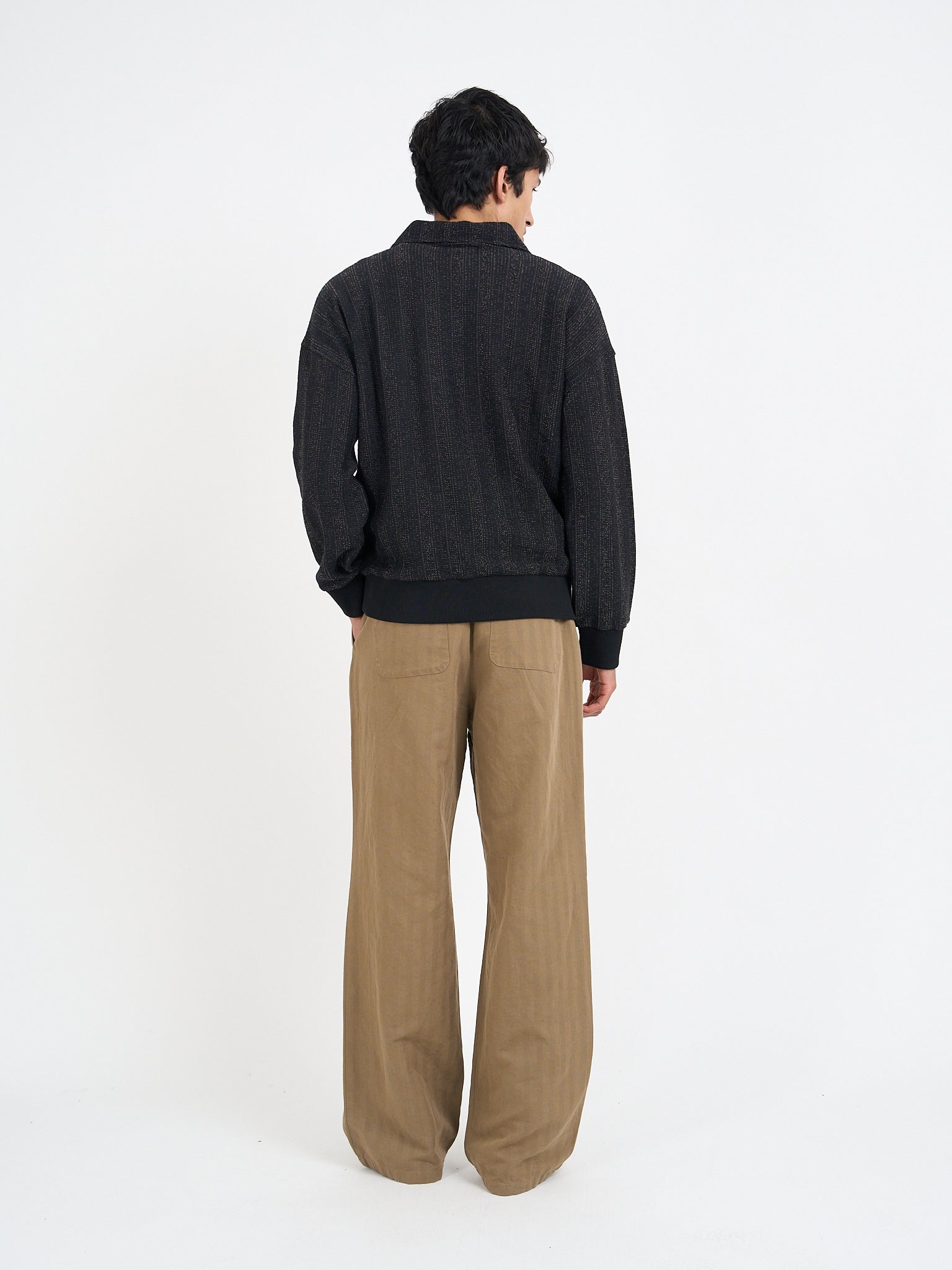 Lorimer Half Zip Sweatshirt Glover Black