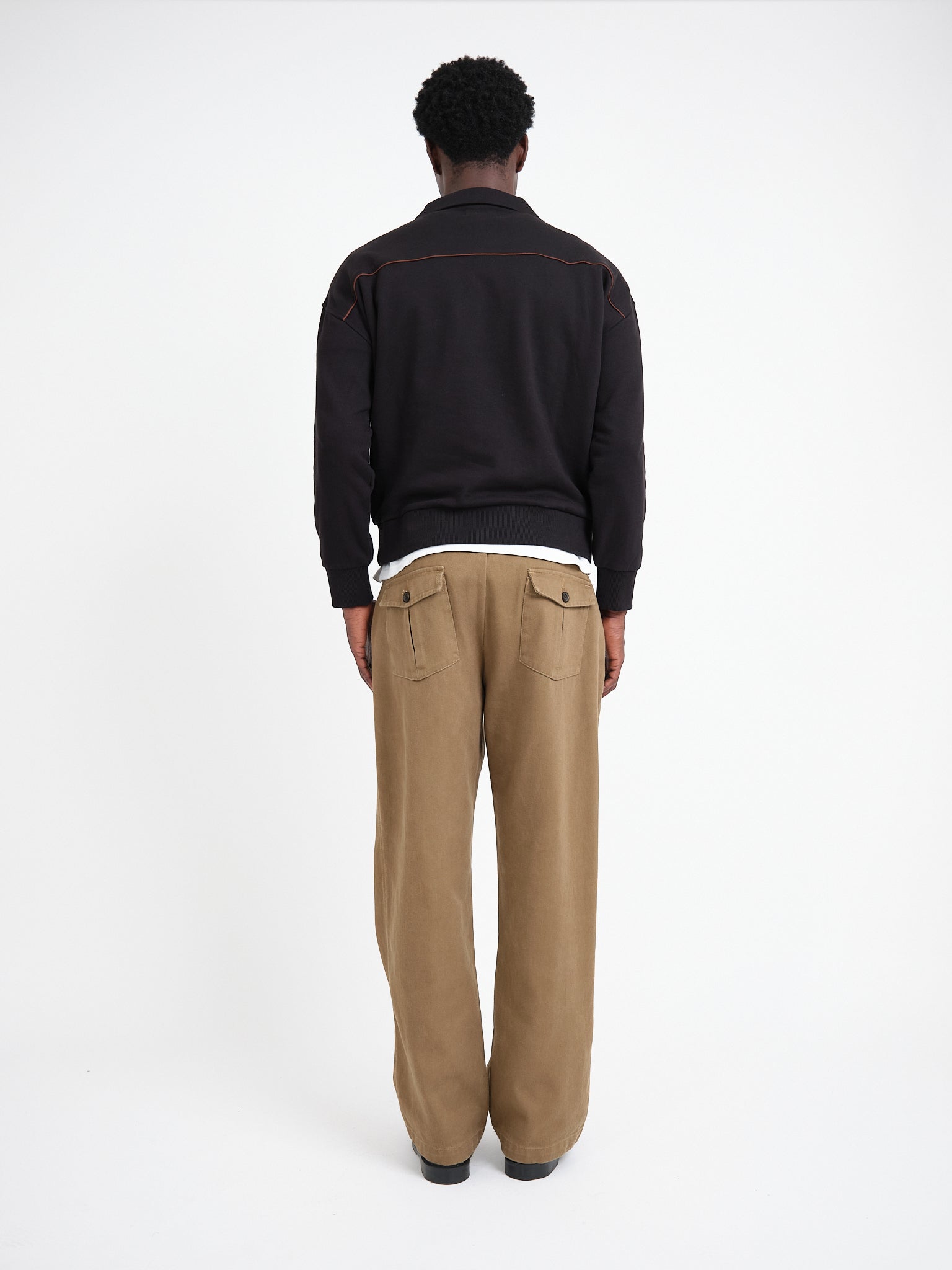 Lorimer Half Zip Sweatshirt Harker Black