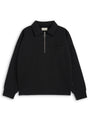 Lorimer Half Zip Sweatshirt Harker Black
