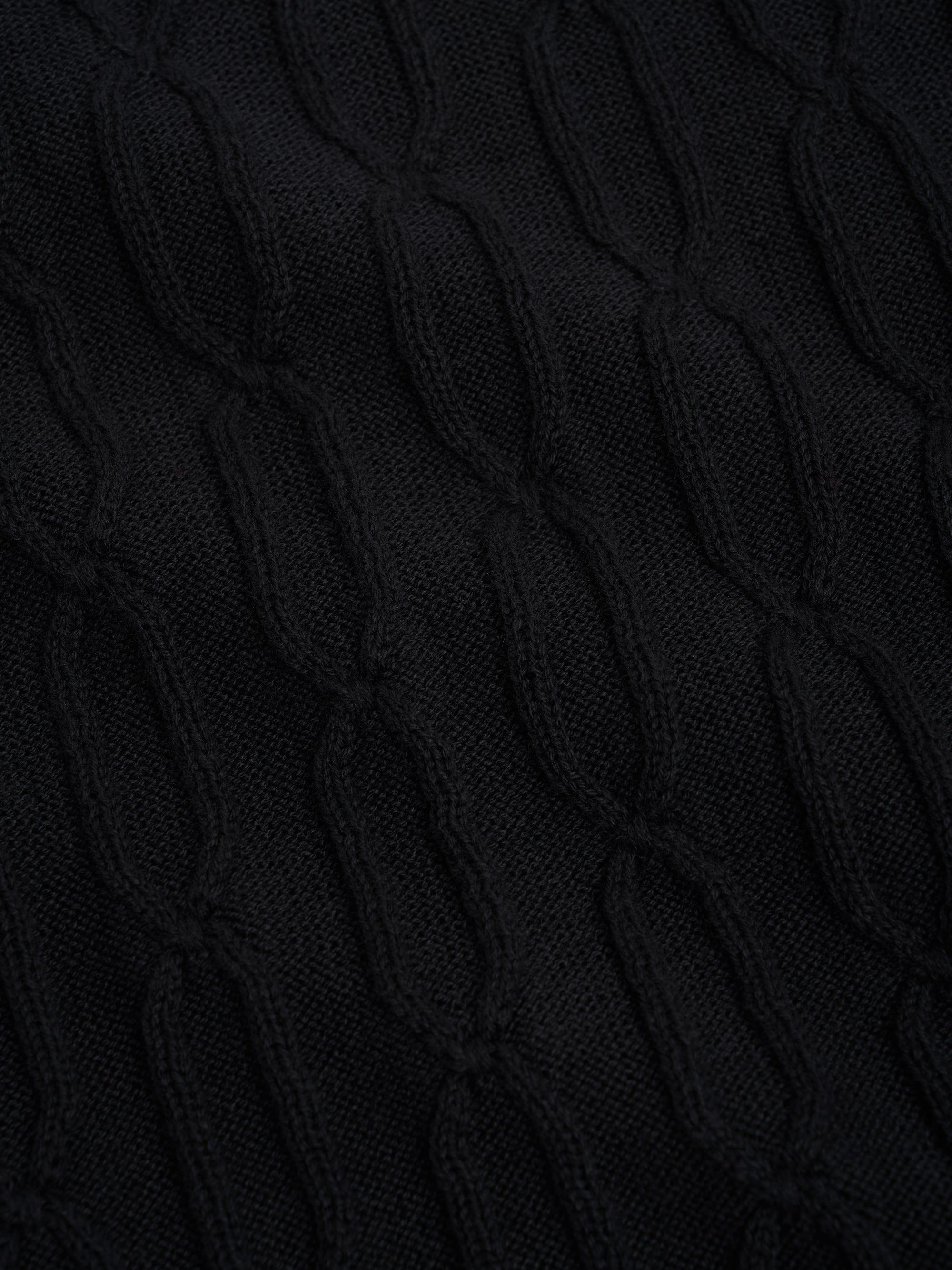 Short Sleeve Rossell Knitted Shirt Penrose Black