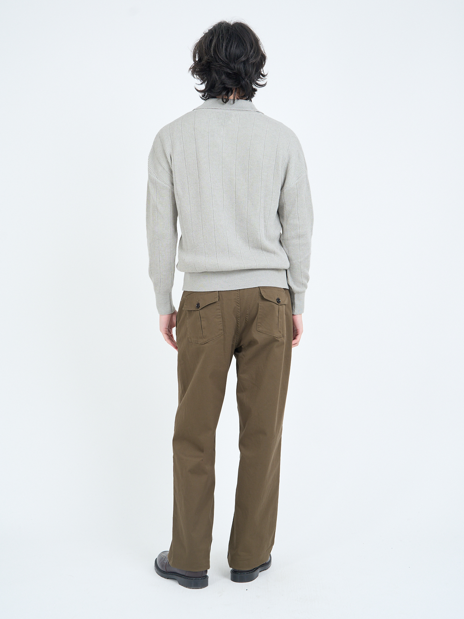 Brice Half Zip Jumper Overton Oatmeal