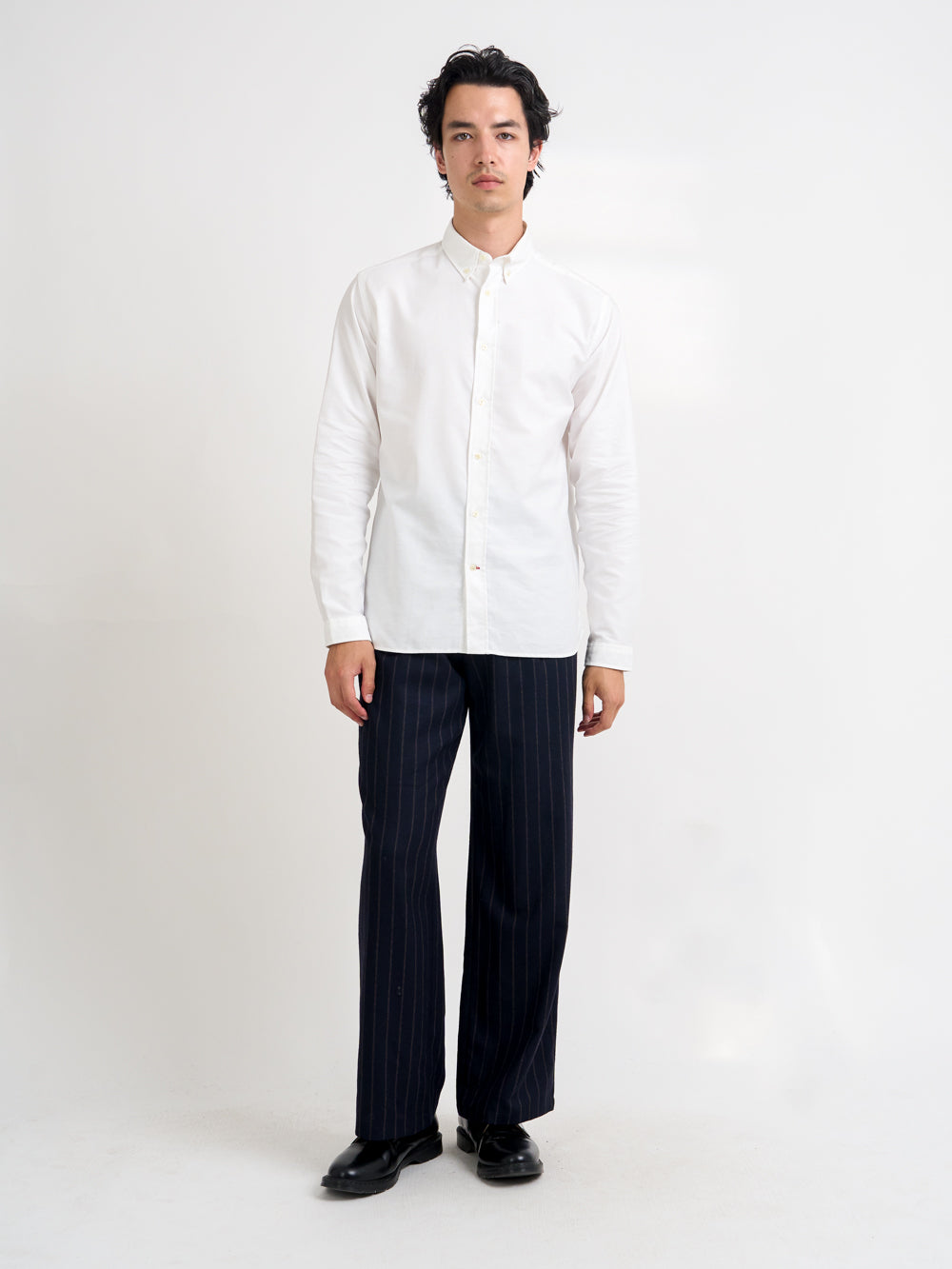 Brook Button Down Shirt Brecon Oxford White