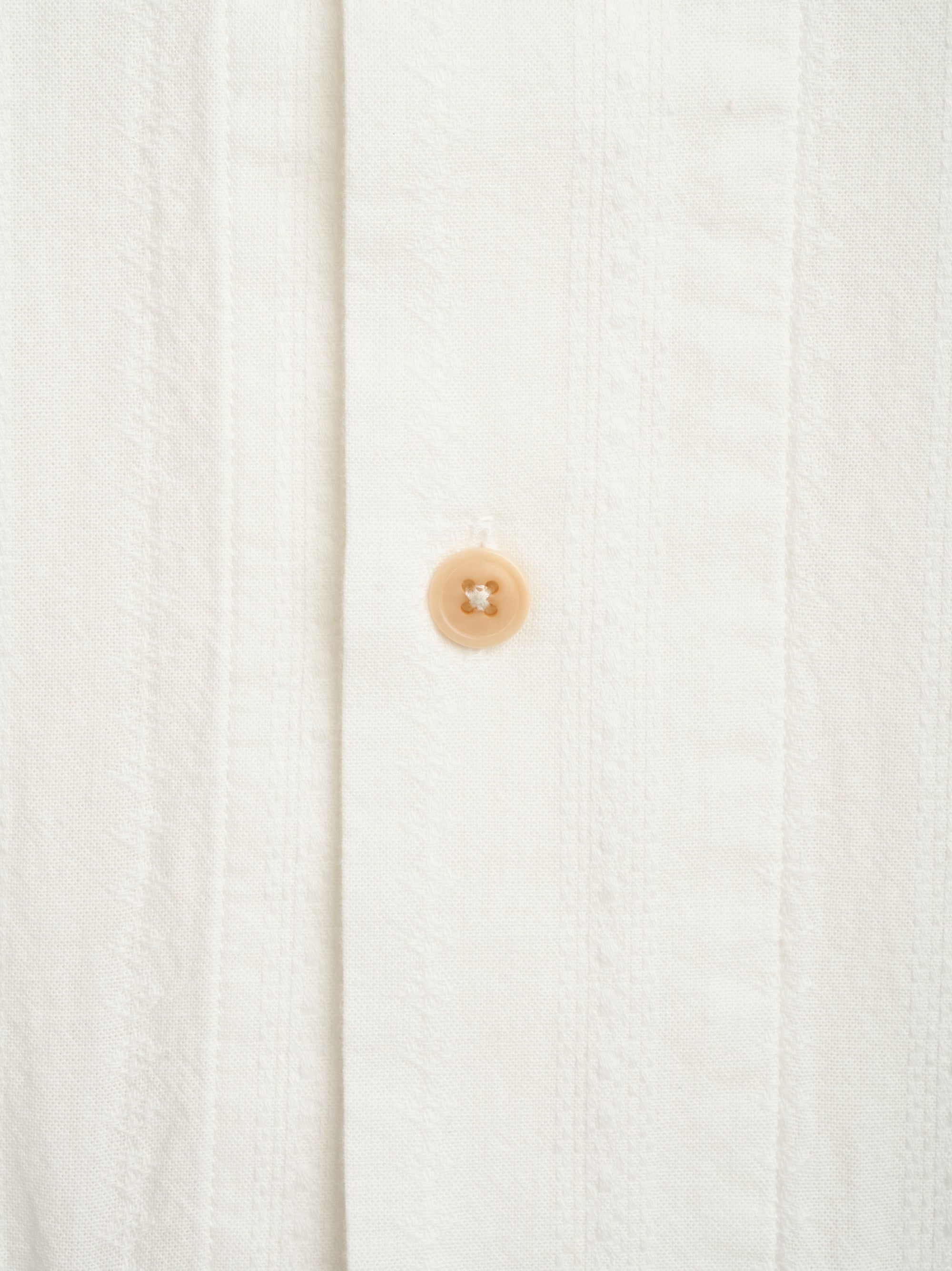 Cuban Short Sleeve Shirt Davey White