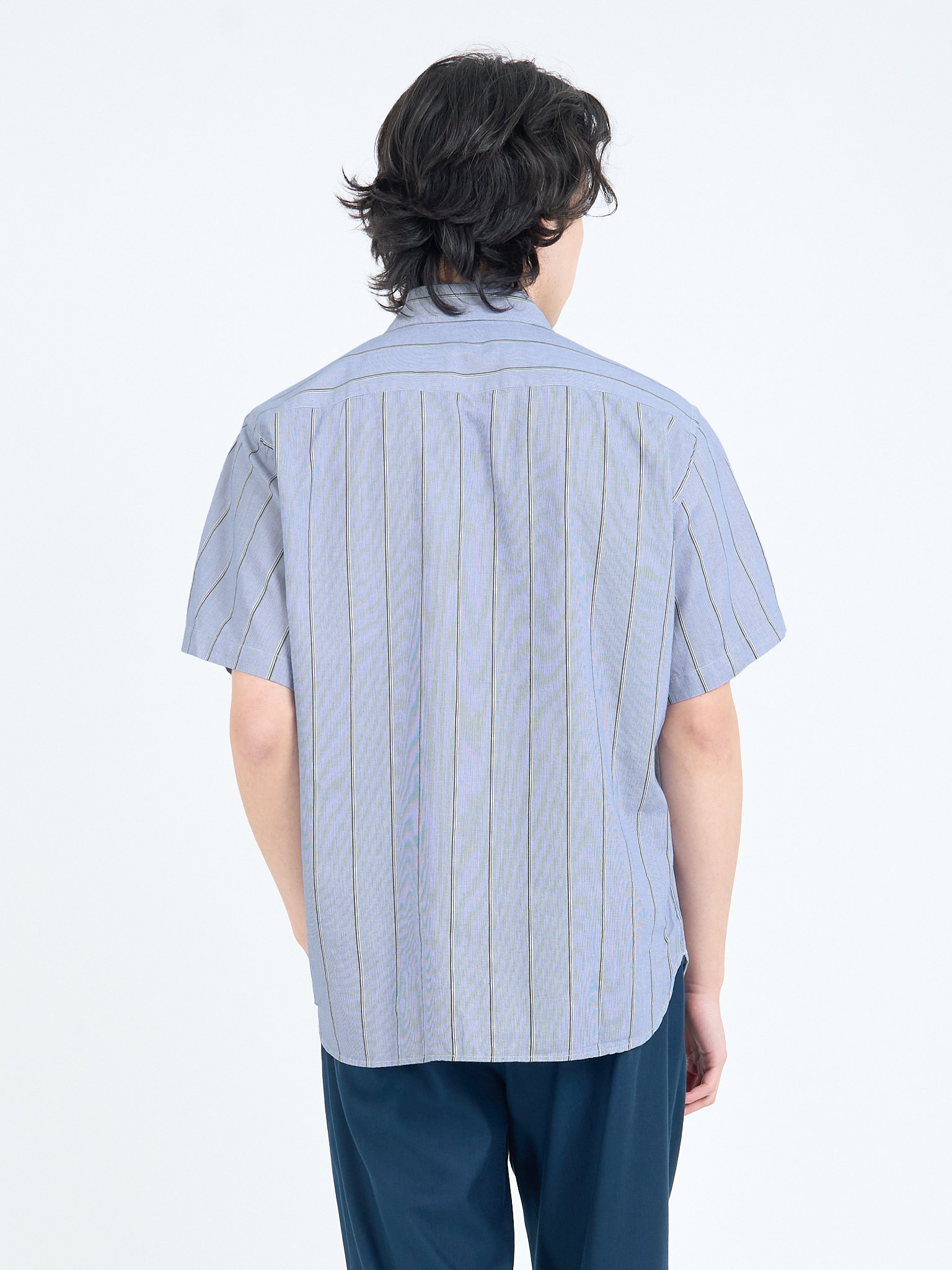 Atlanta Short Sleeve Shirt (Loose Fit) Pinwell Blue