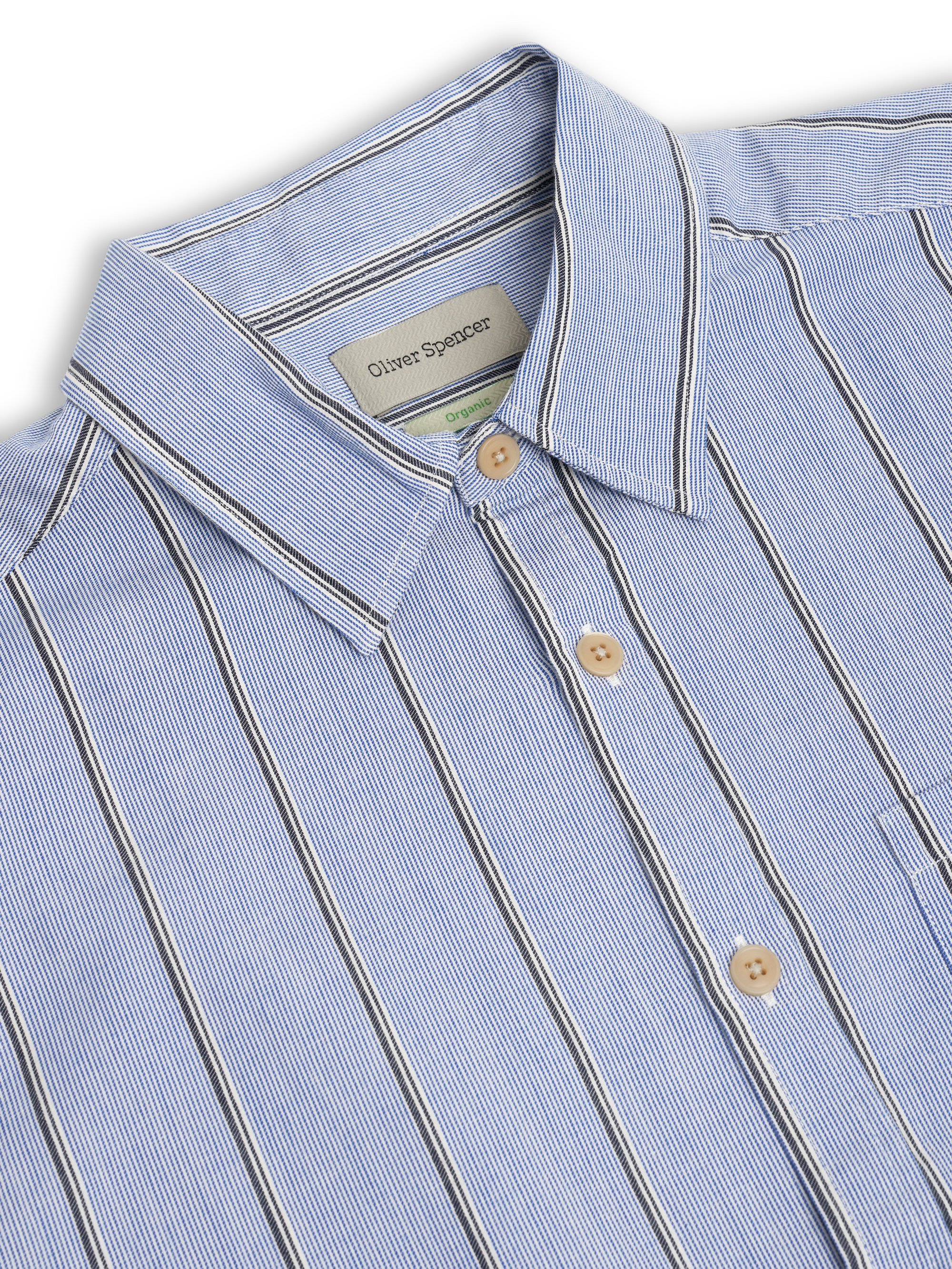 Atlanta Short Sleeve Shirt (Loose Fit) Pinwell Blue