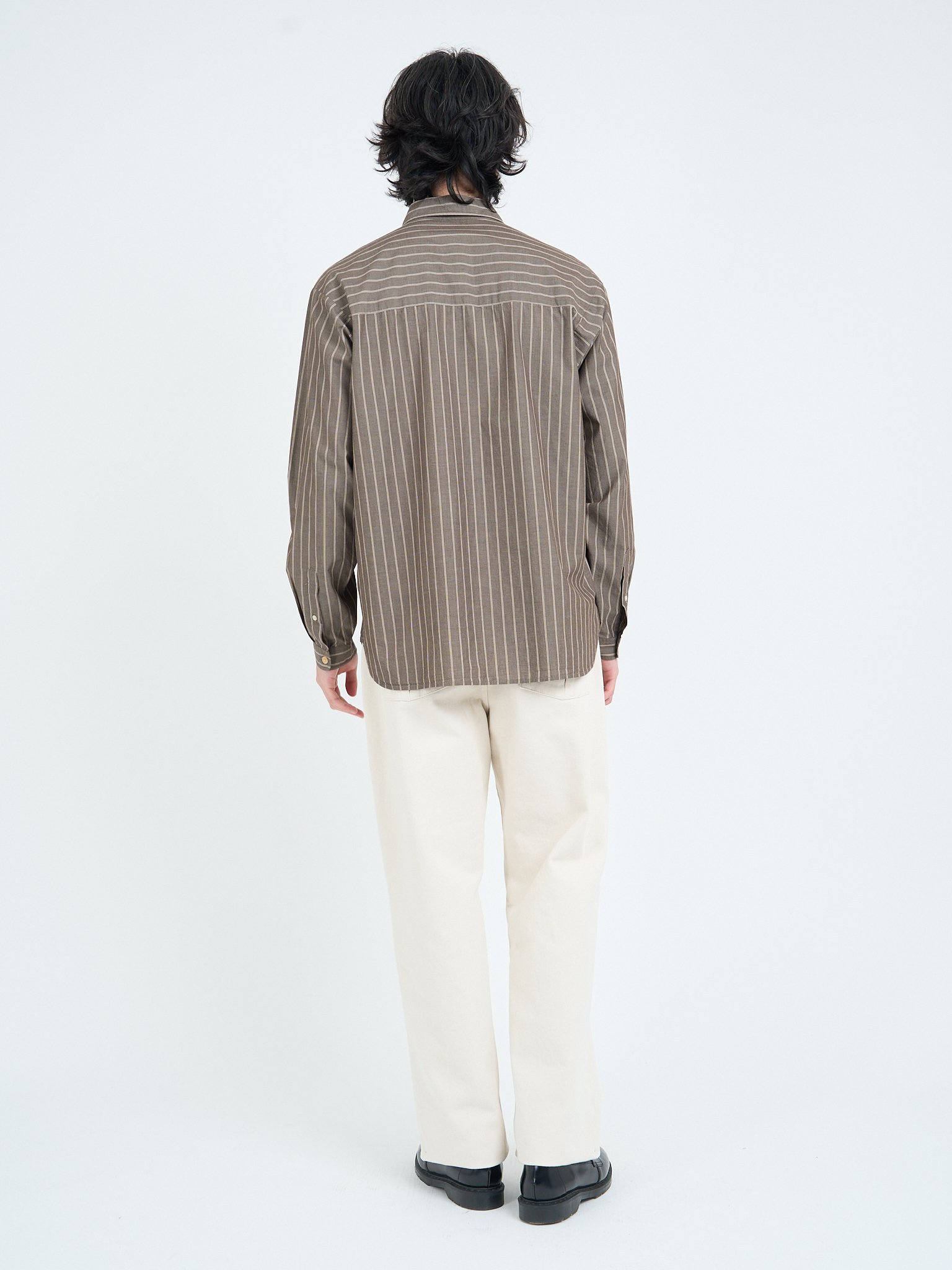 Garrison Long Sleeve Shirt (Loose Fit) Corbet Brown