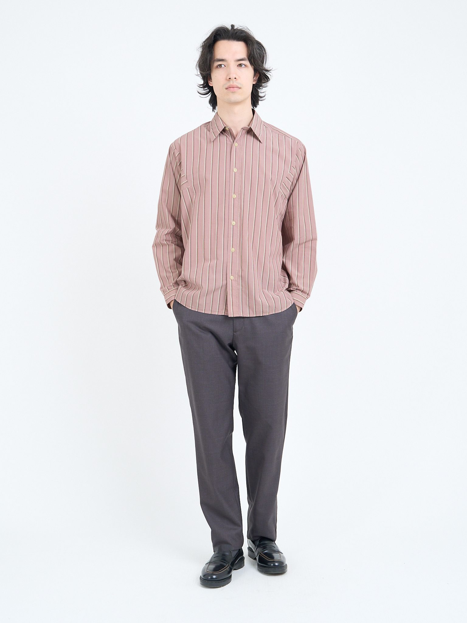 Garrison Long Sleeve Shirt (Loose Fit) Ferguson Pink