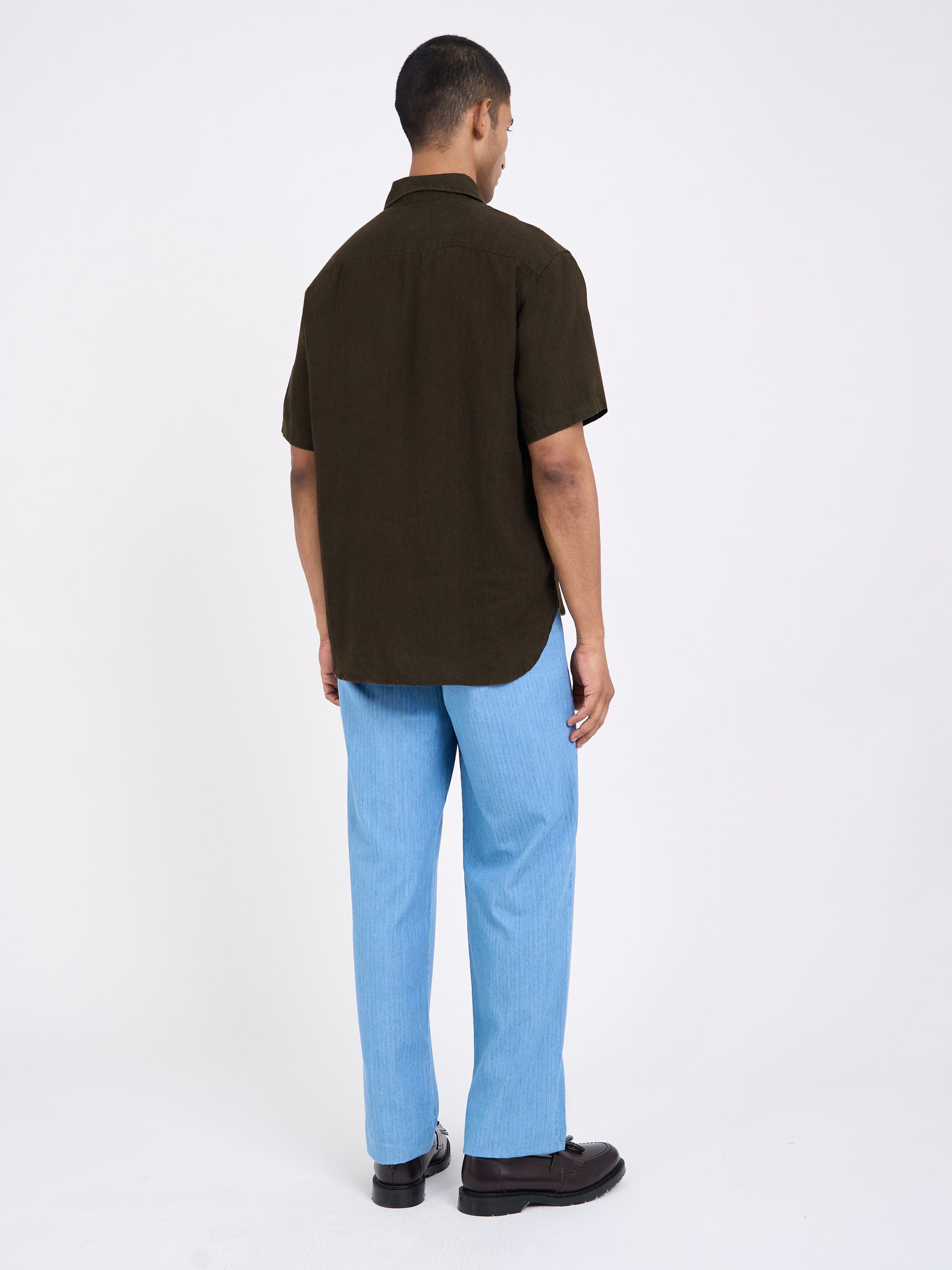 Penryn Short Sleeve Shirt (Loose Fit) Coney Brown