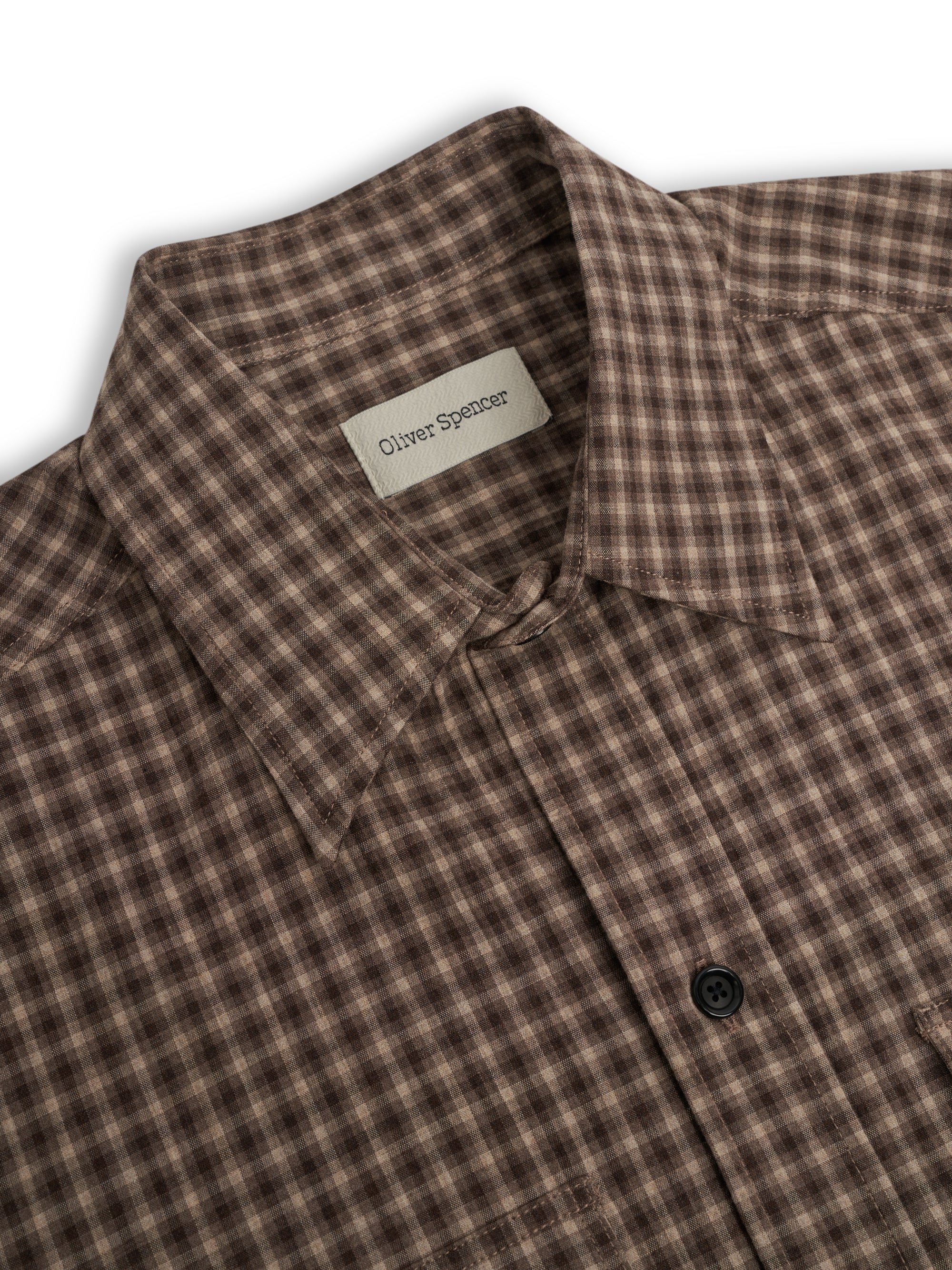 Penryn Short Sleeve Shirt (Loose Fit) Leaman Brown