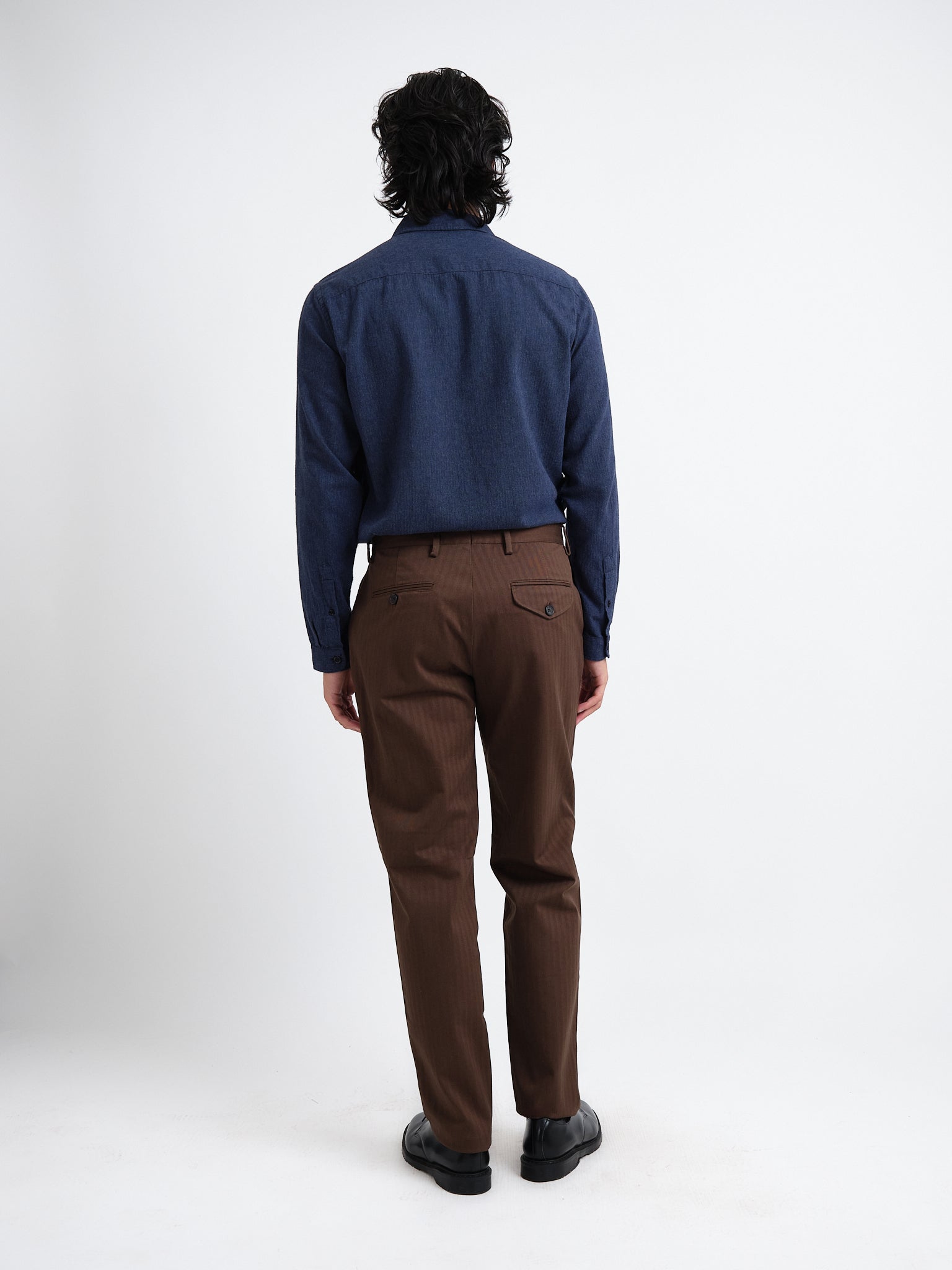 Fishtail Trousers Faulkes Brown