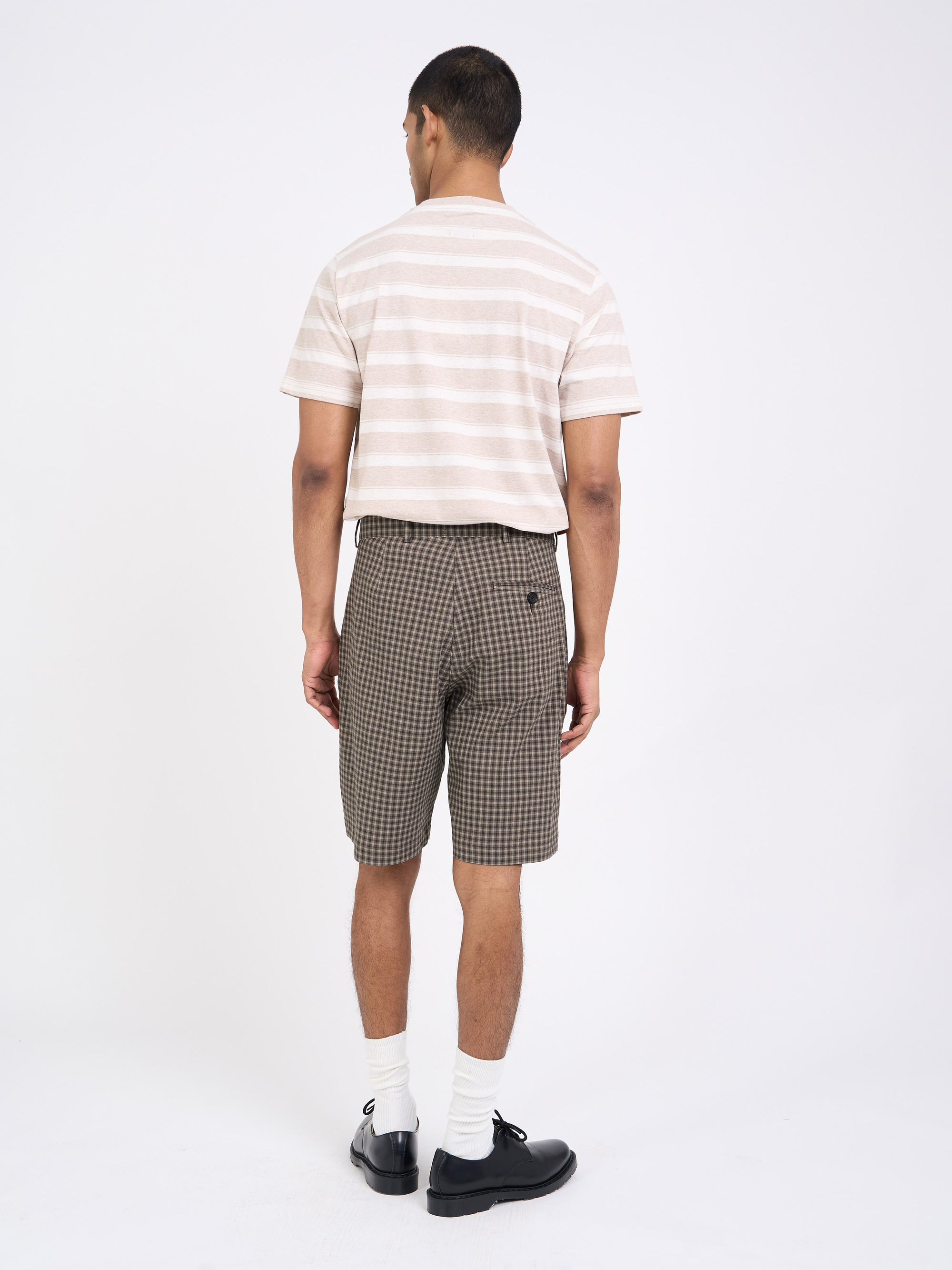 Pleated Shorts Leaman Brown