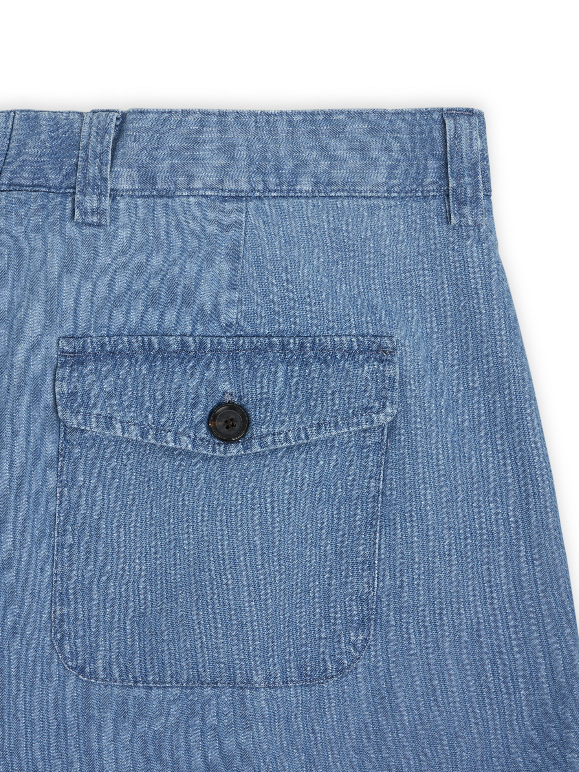 Morton Pleated Trousers Marden Indigo