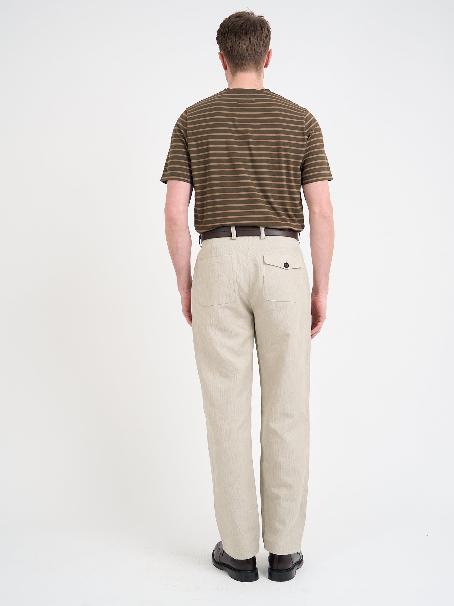 Morton Pleated Trousers Wilkes Sand