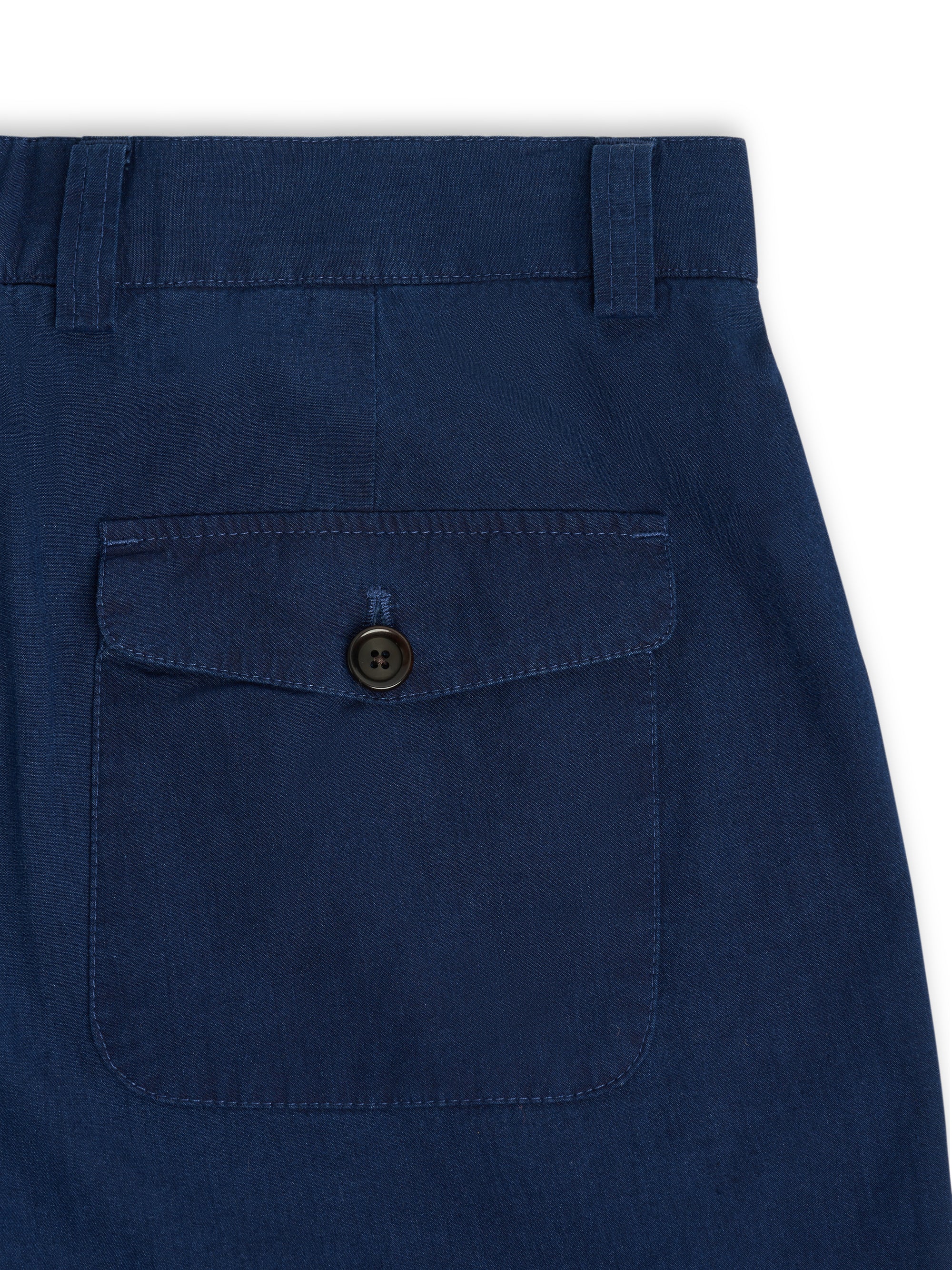 Morton Pleated Trousers Wylie Indigo Rinse