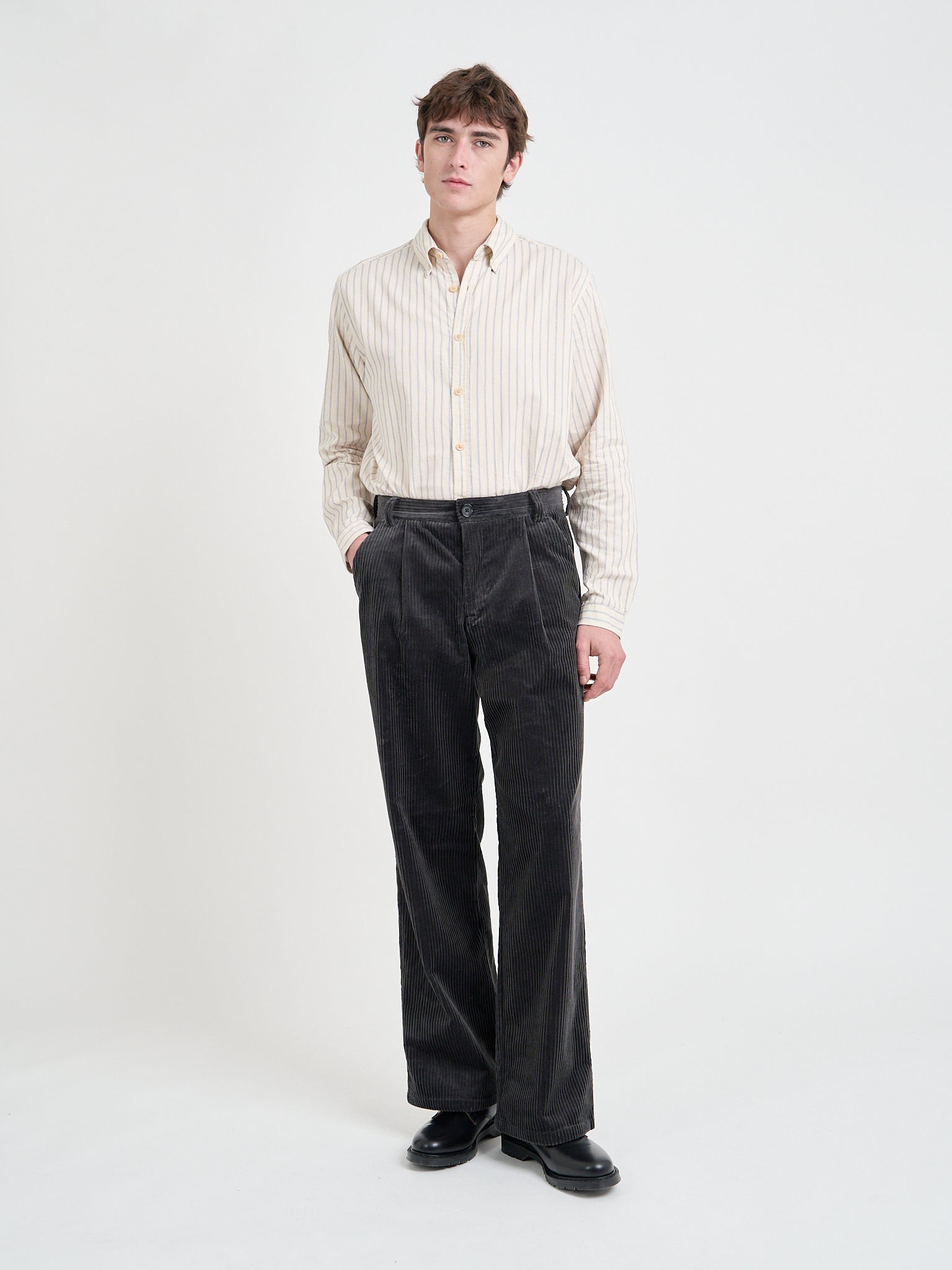 Orsman Trousers Deakin Cord Grey