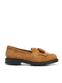 Solovair x Oliver Spencer Tassel Loafer Tan Suede