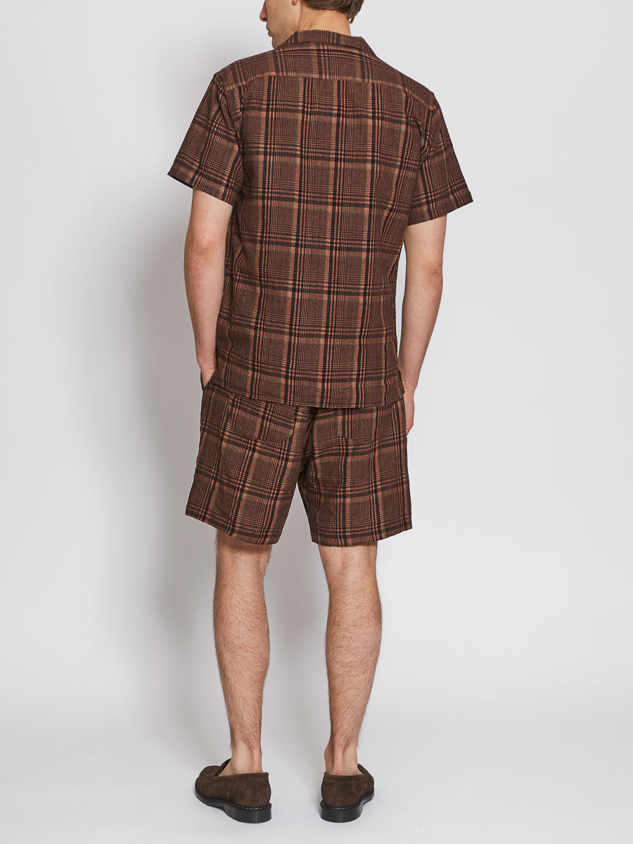 Havana Short Sleeve Shirt Burrow Brown